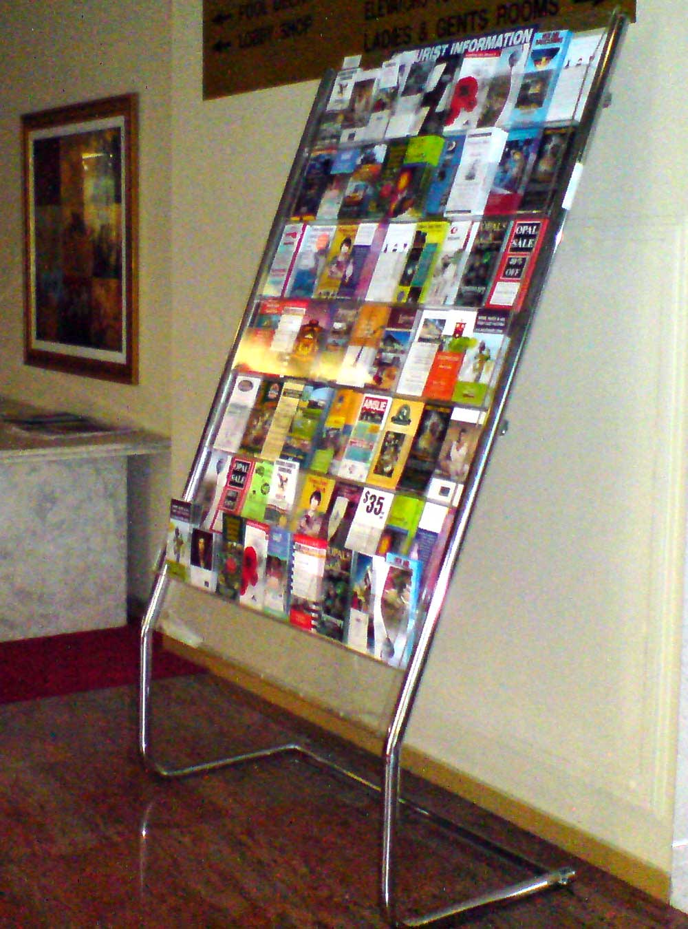 A BDS Brochure Rack